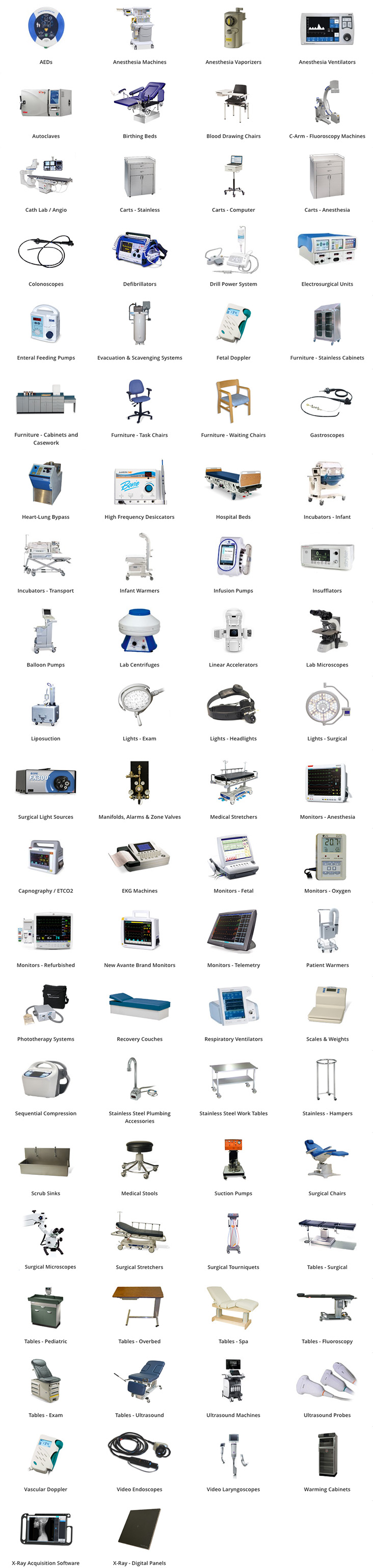 New & Refurbished Medical Equipment